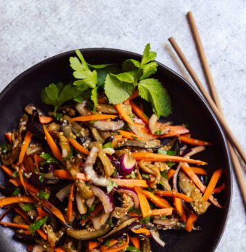 Rezept: Auberginen-Salat „Asia-Style“