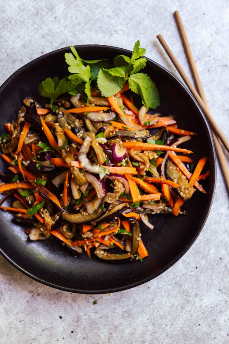Rezept: Auberginen-Salat „Asia-Style“