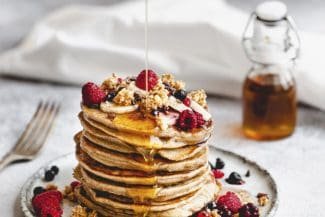 Ohne Ei & Zucker: Bananen-Pancakes