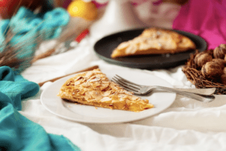 Baskische Mandeltarte (Pantxineta)