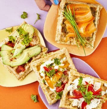 Pizza-Waffeln zum Vernaschen