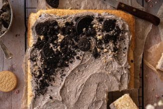 Vanillekuchen mit Oreo-Frischkäse-Creme