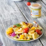 Gegrillter Zucchini-Tofu-Salat