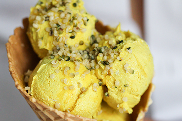 Rezept: Goldene-Milch-Eiscreme