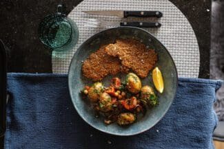 Rezept: „Schnitzel aus Haferflocken“