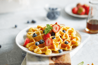 Jackfruit-Frühstückswaffeln