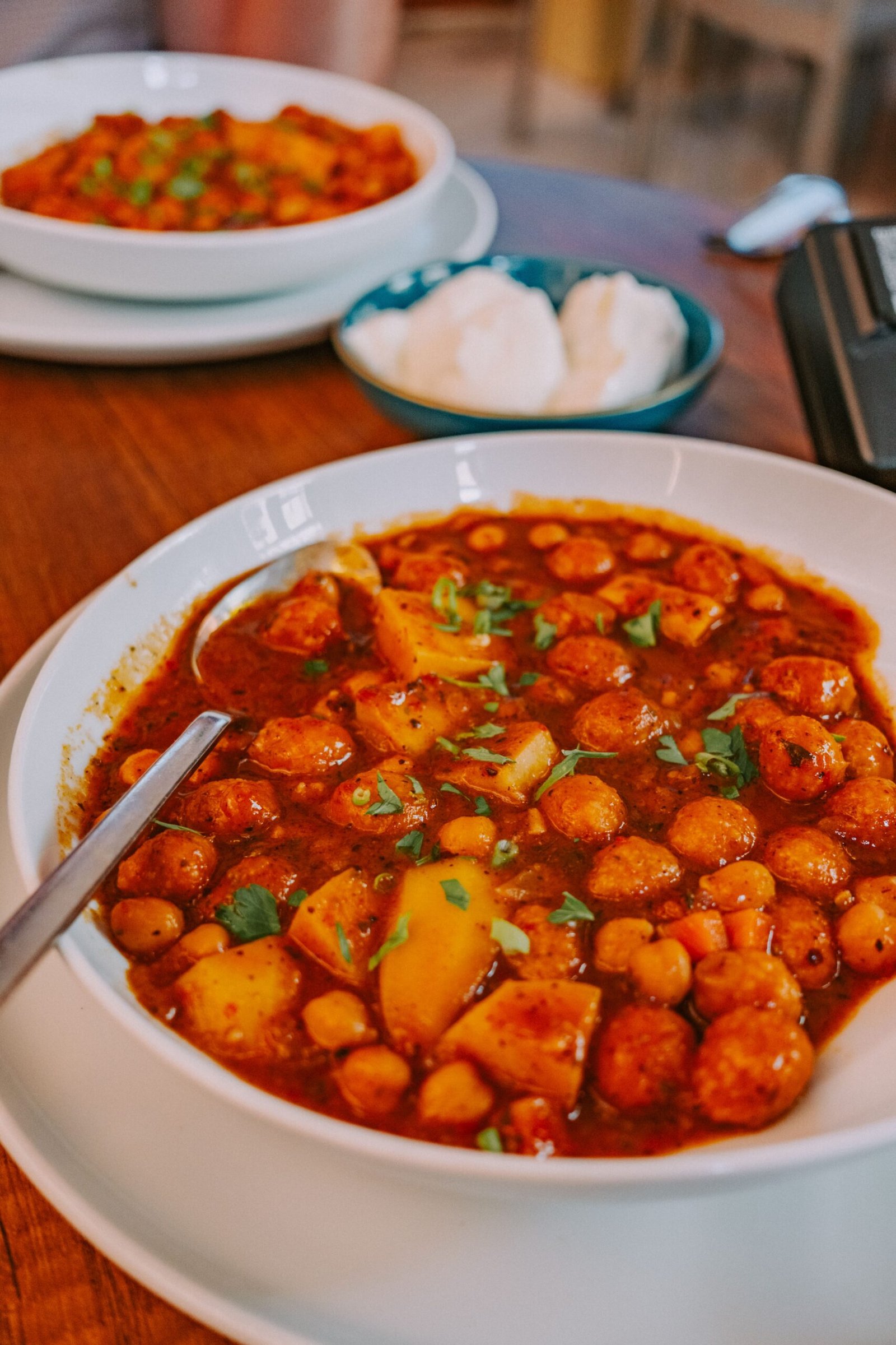 Rezept: Scharfer Kichererbseneintopf