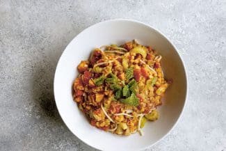 Linsenbolognese auf ayurvedische Art