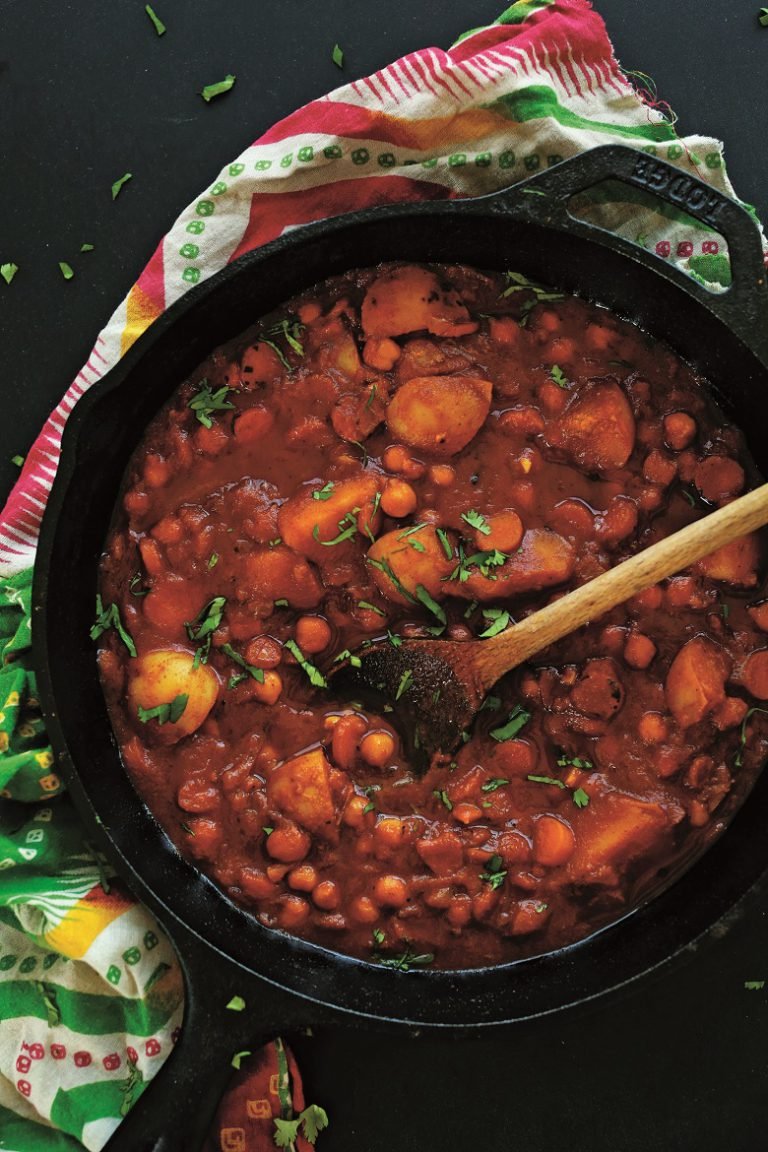 Zungenbrecher-Rezept: Karotten-Kartoffel-Kichererbsen-Curry