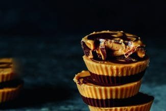 Erdnussbutter-Schokoladen Cups