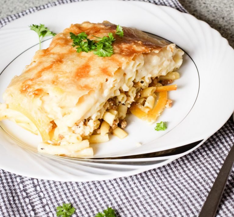 Griechisch genießen: Makkaroni mit Sojahack