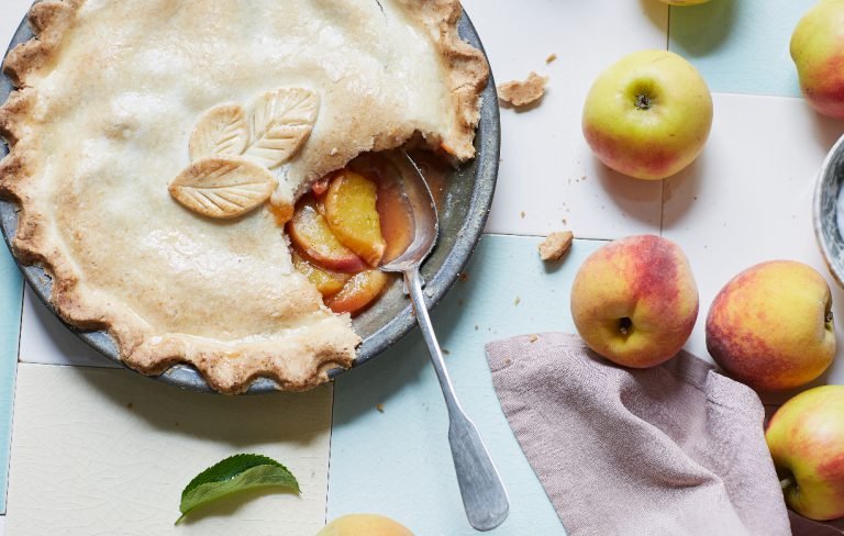 Klassisch genießen: Pfirsich-Apfel-Tarte