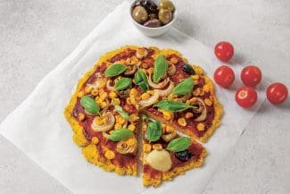 Ayurvedische Polentapizza