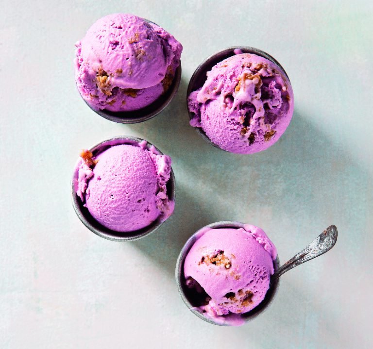 Eis, Baby! Himbeer-Mandel-Crumble