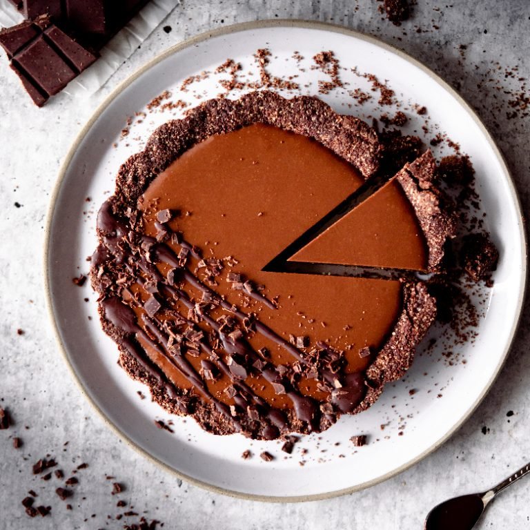 „No Bake“-Schokoladen-Tarte „No Bake“-Schokoladen-Tarte