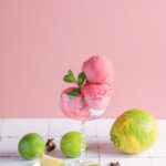Sorbet mit Bergamotte
