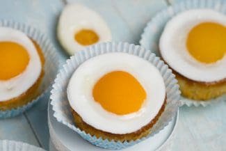 „Spiegelei“- Muffins mit Aprikosen