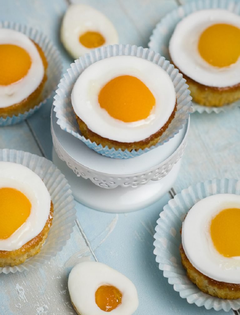 „Spiegelei“- Muffins mit Aprikosen