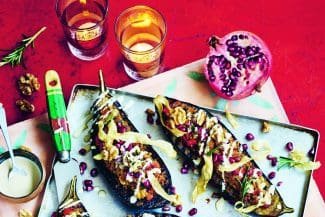 Gefüllte Auberginen