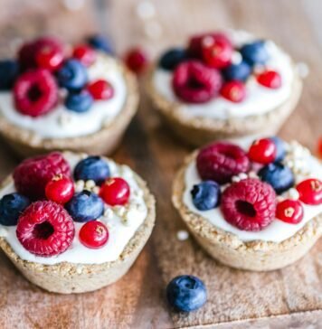 Rezept: Beeren-Törtchen mit Tofu-Creme