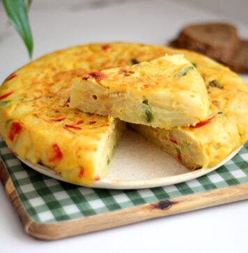 Rezept: Spanische Tortilla mit Paprika