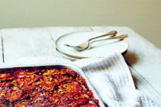 Knusprig & gut: Gebackene Aubergine von Katy Beskow