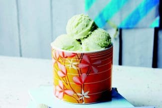 Sommerlich: Matcha-Grüntee-Eis