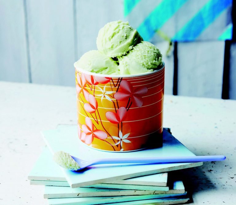 Sommerlich: Matcha-Grüntee-Eis Sommerlich: Matcha-Grüntee-Eis