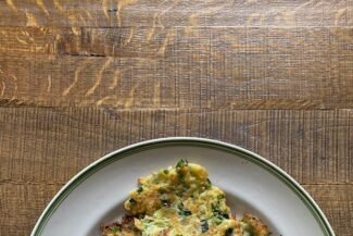 Rezept: Knusprige Kichererbsen-Mangold-Bratlinge