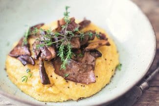 Steinpilz-Polenta Veganes Rezept für Steinpilz-Polenta