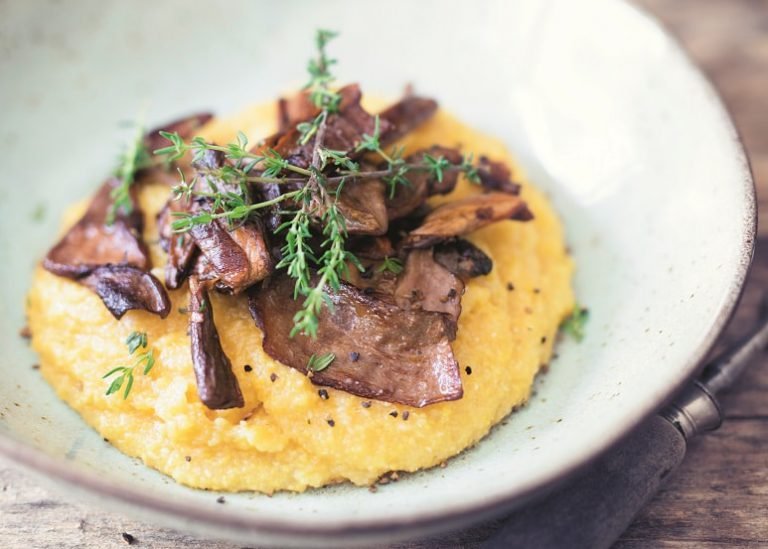 Steinpilz-Polenta