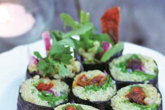 Rucola-Tempeh-Sushi – asiatisch fantastisch