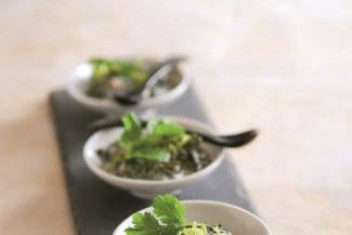 Marinierte Wakame mit Limette und Kokosmilch Leckeres Wakame Rezept